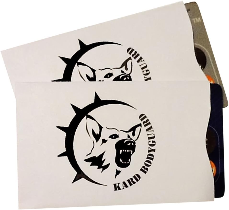 Credit Card Protector Sleeves, 5 Piece