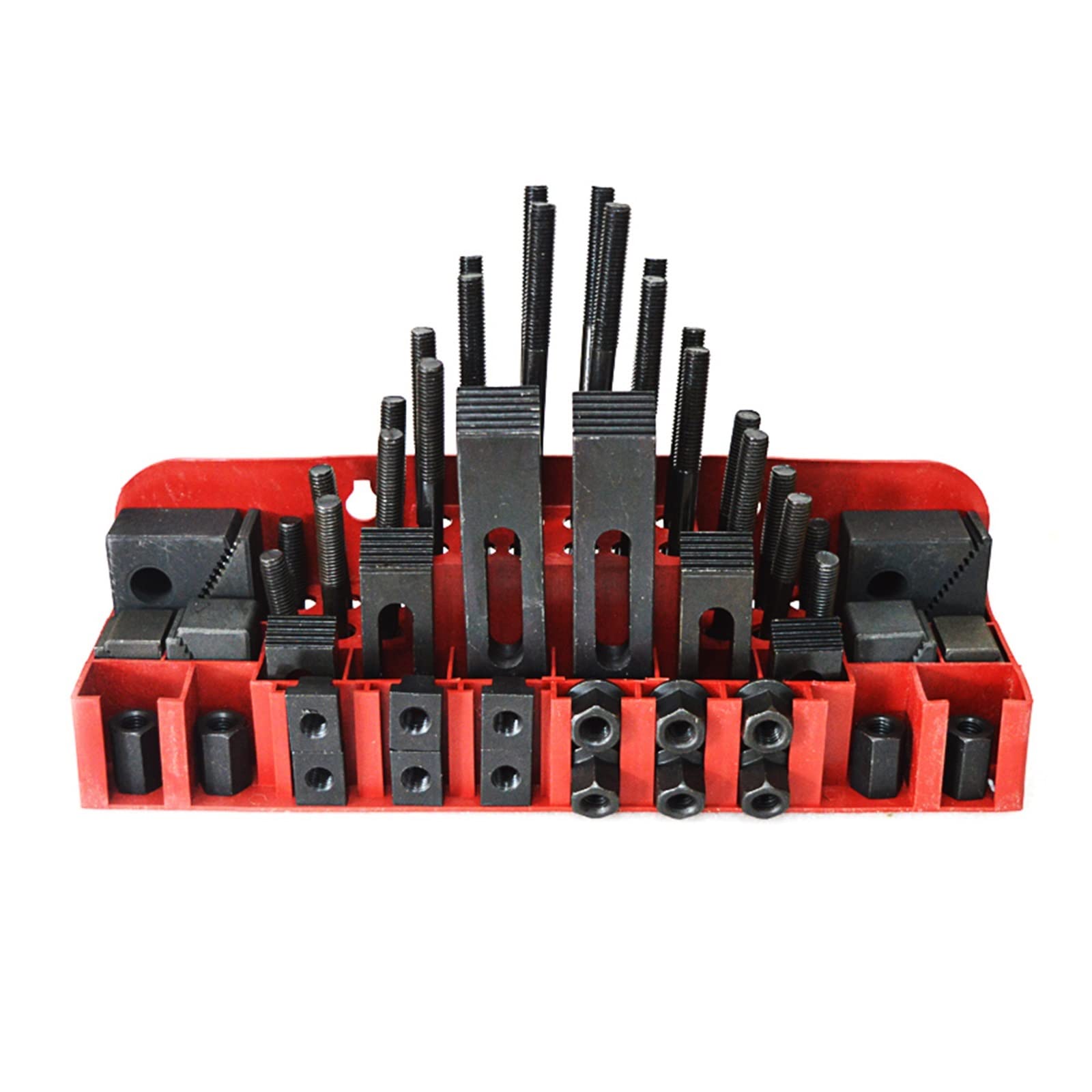 M10 Fresatrice Combinazione Piastra Parti 58 Pz/set Fresatrice Piastra di Pressione Morsetto Universale Gruppo Codice Ferro per professionisti e fai da te