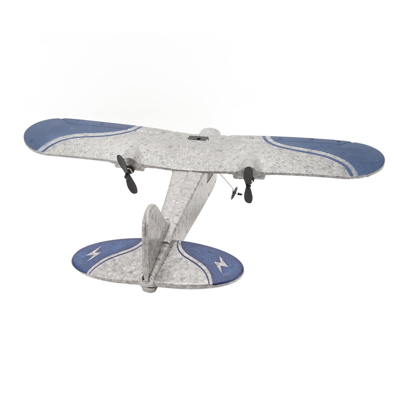 Pssopp RC Aereo, Doppio Canale RC Aliante RC Aereo 2.4Ghz Per Parco Giochi (Tripla Batteria)