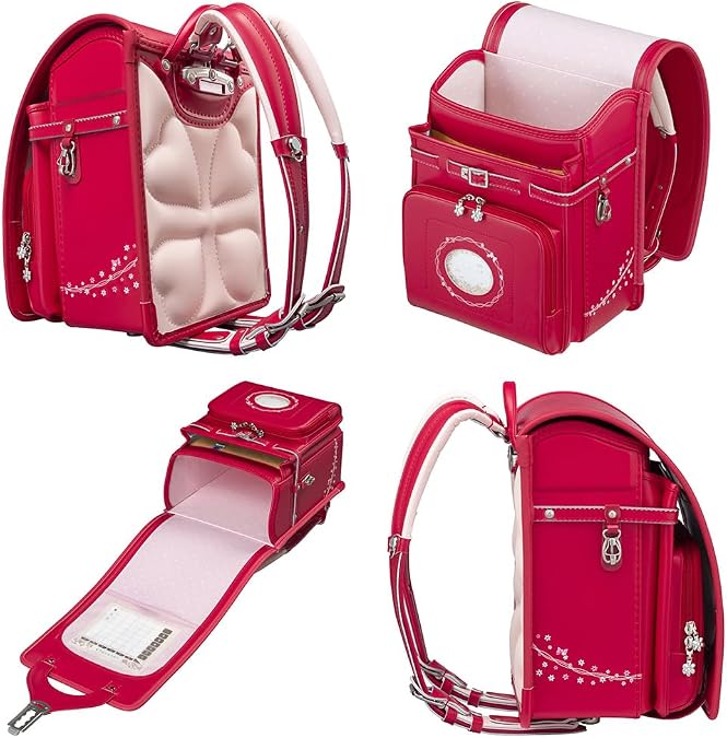 Fit-chan School Bag randoseru Official Petit Girl, Made in Japan, Compatible with Girls Clarino, A4 Flat Files and Tablets, Large Capacity Storage, Reduces Shoulder Burden by Approximately 50% and