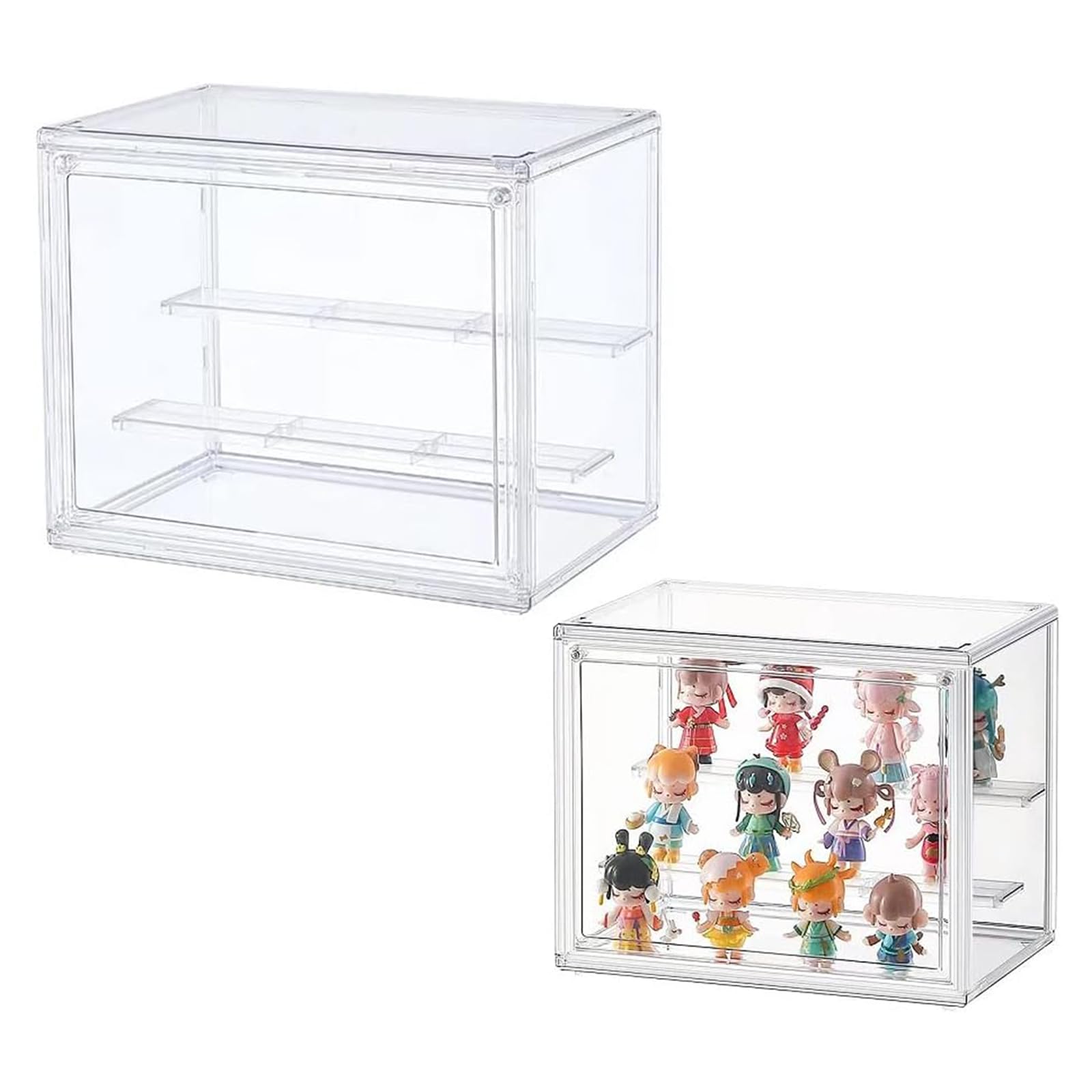 アクリルケース KMA アクリルケース(正方形)Bタイプ210W 1台入 021-SN35M_377 1