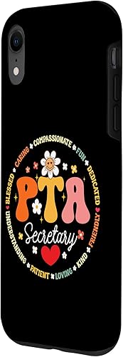 Miniatura 2 de iPhone XR Parents Teacher Association Team Supporter PTA Secretary Case