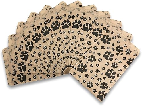 Miniatura 2 de 888 Display USA, Inc 100 bolsas de regalo de papel kraft de 5" x 7" PawprintKraft - ComprasVentasBolsas de mano