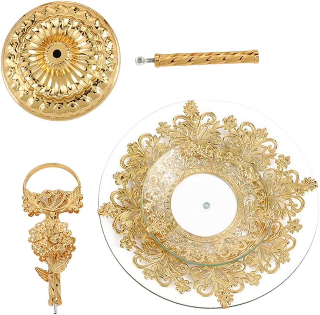 Ciieeo Two-Layer Decorative Fruit Storage Tray Elegant Candy Plate Snack Server for Afternoon Tea Parties Home Use Solid Structure Capacity Non- Design