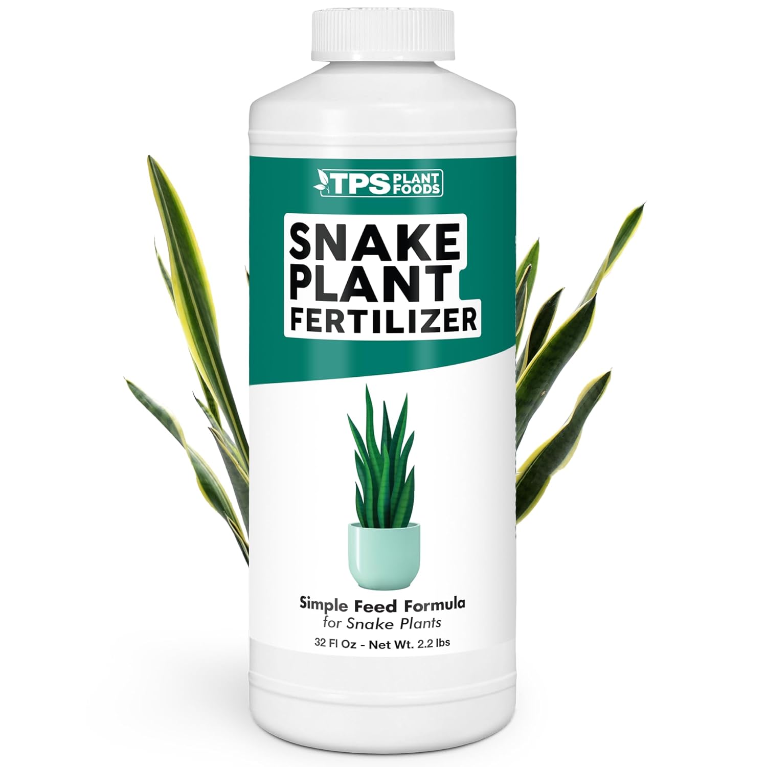 Snake Plant Fertilizer – Liquid Plant Food for Upright Growth, Strong Roots & Rich Green Leaves, 32 oz