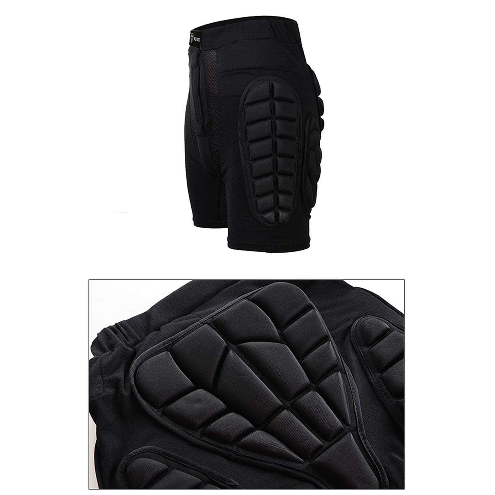 LOVIVER Pantalones Cortos Acolchados, Protección de Pantalones Resistencia a de Cadera Transpirable Coxis Protector de Protección Suave para Snowboar, SG