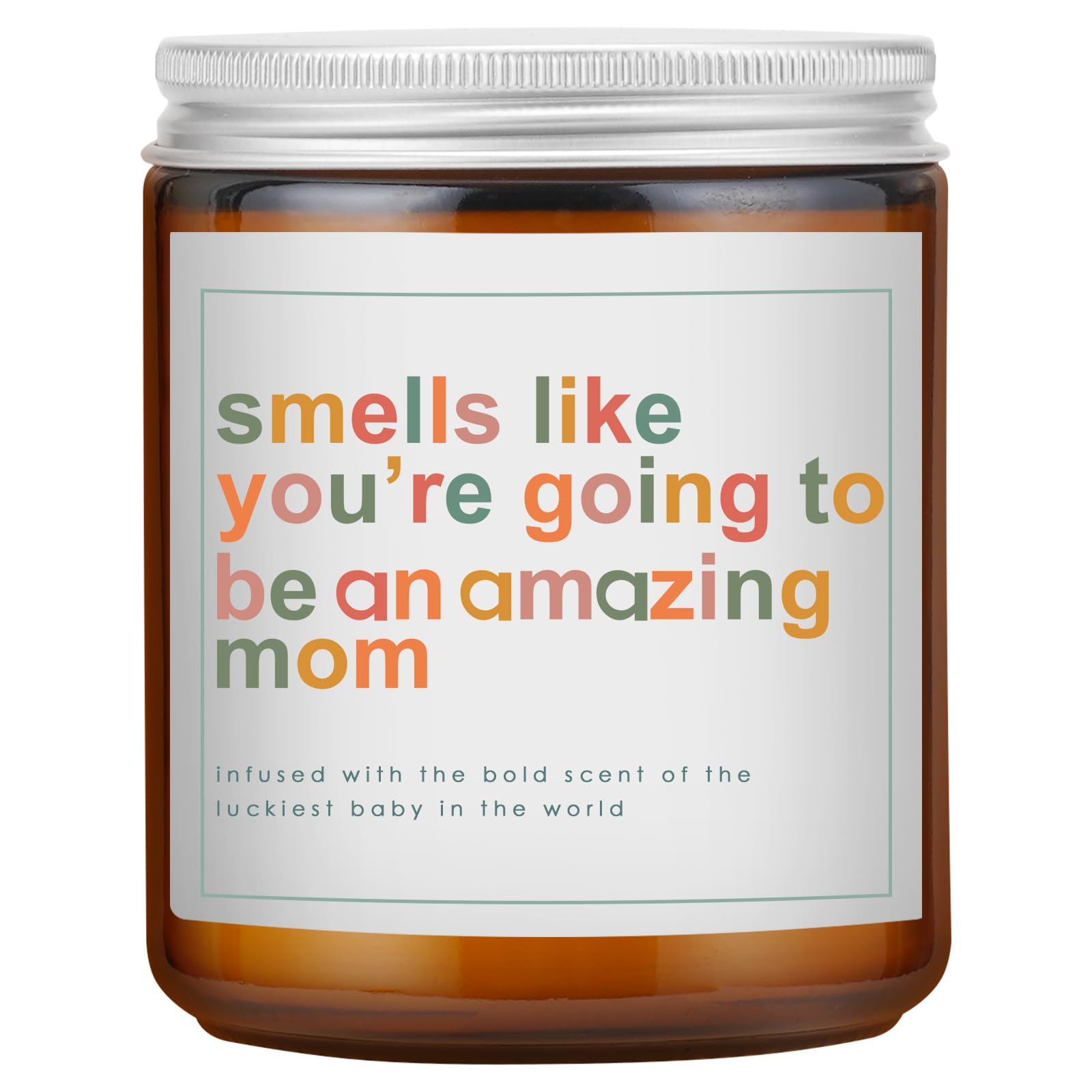 Mothers Day Gifts for Mom,New Mom Gifts,Gift for New Moms,Mothers Gift After Birth-7 OZ Lavender Soy Wax Candle