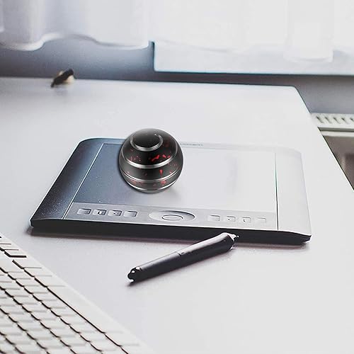 Miniatura 9 de Kinetic - Pelota de juguete de escritorio, juguetes giratorios cinéticos de escritorio de 1.54 pulgadas, juguetes de ilusión óptica para ansiedad,