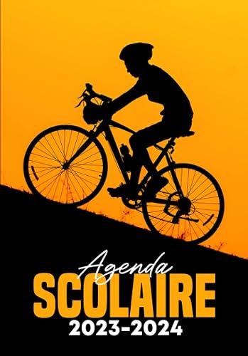 Agenda Scolaire 2023-2024: Organiseur Scolaire Pour Garçon, Fille | Primaire, Collège, Lycée, Etudiant | Thème: Cyclisme | A5