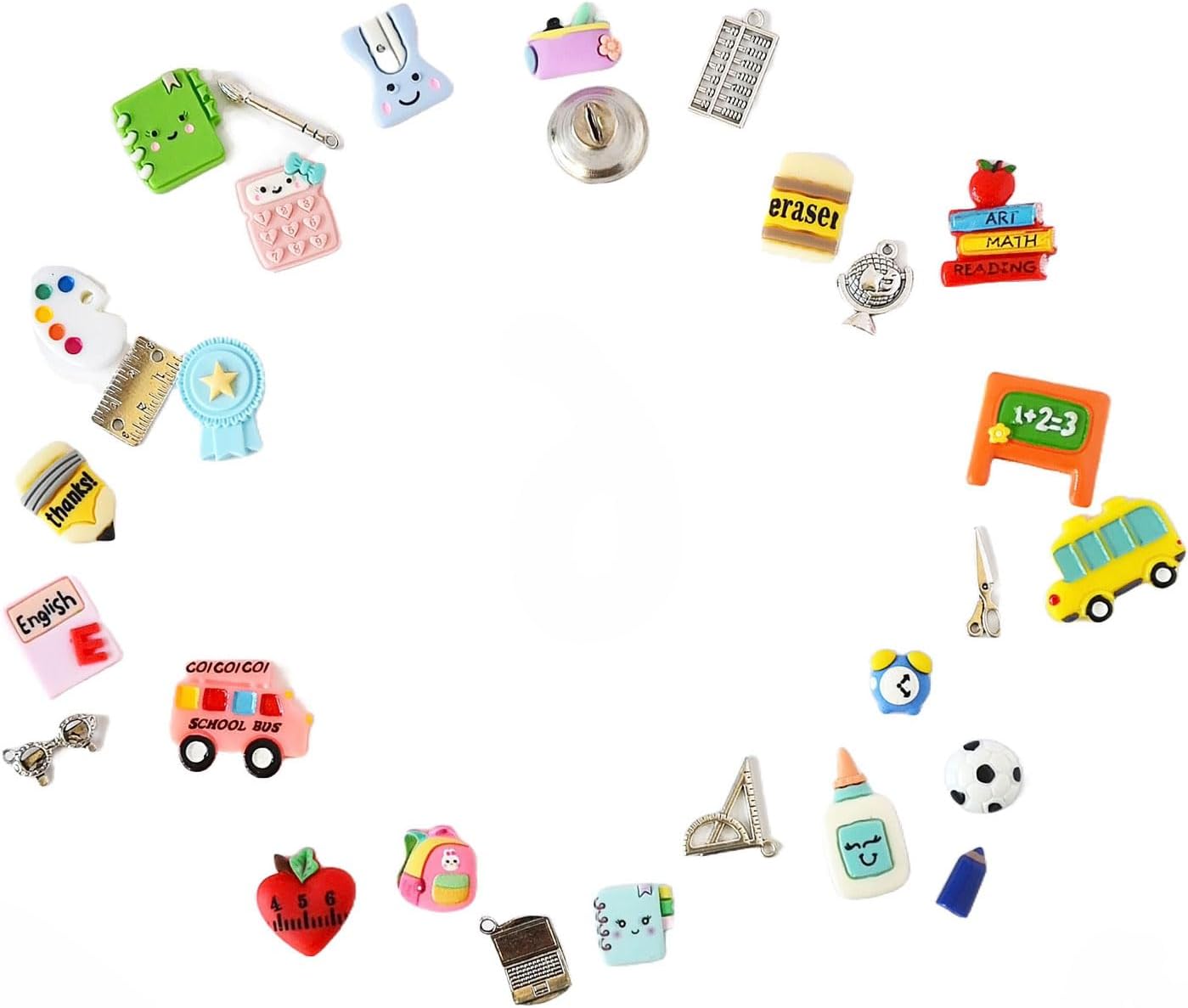 TomToy Back to School Theme I spy trinkets for I Spy Bag, Bottle, 1-3cm, Set of 20 trinkets