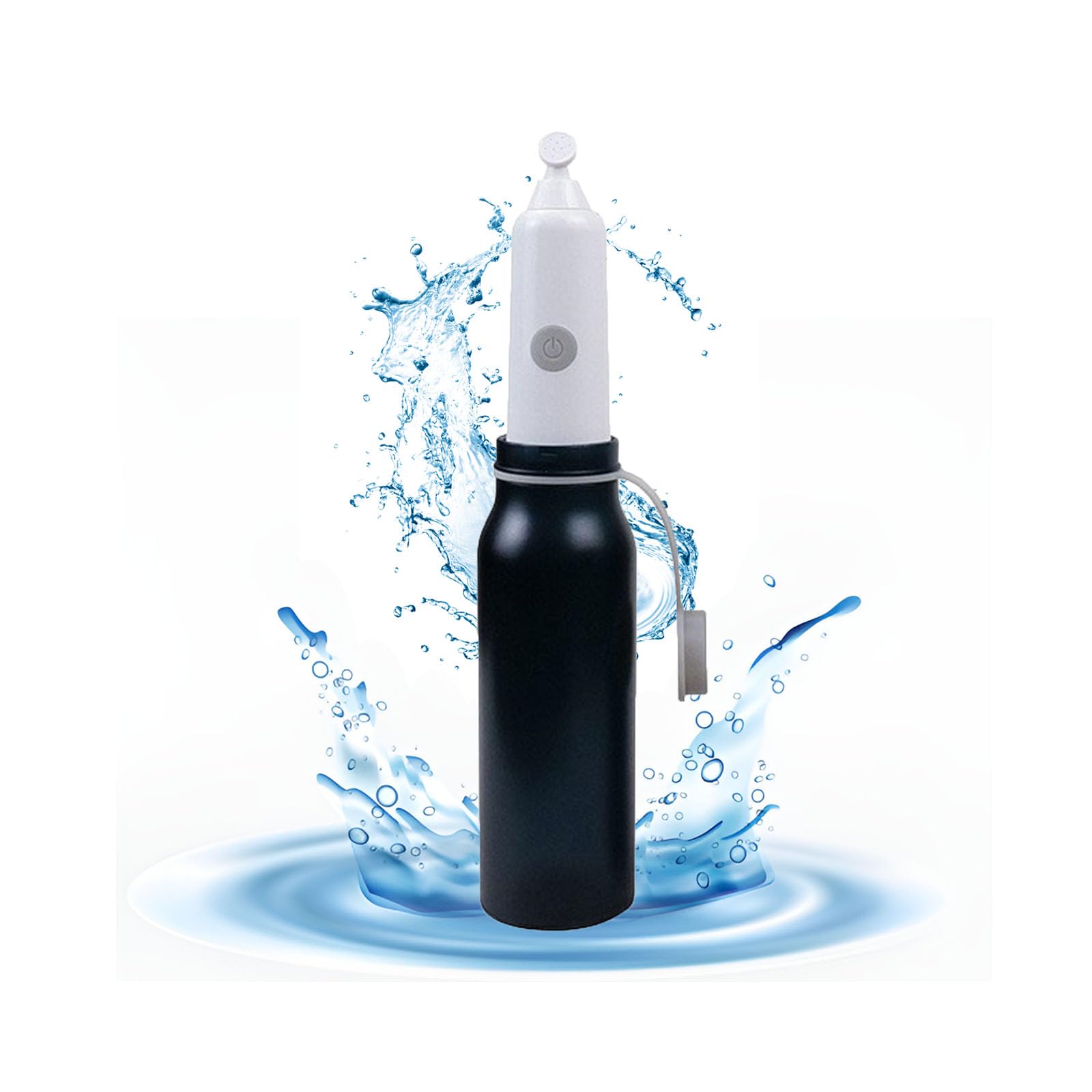 Analdusche Intimdusche Wochenbett Peri Flasche,Abnehmbar Vaginaldusche Portable Bidet,Reinigung Po Dusche Für Herr Frau,Grau,280ML