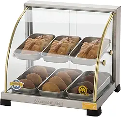 Estufa Curva Dupla 6 Bandejas Marchesoni Ouro Inox, 127V