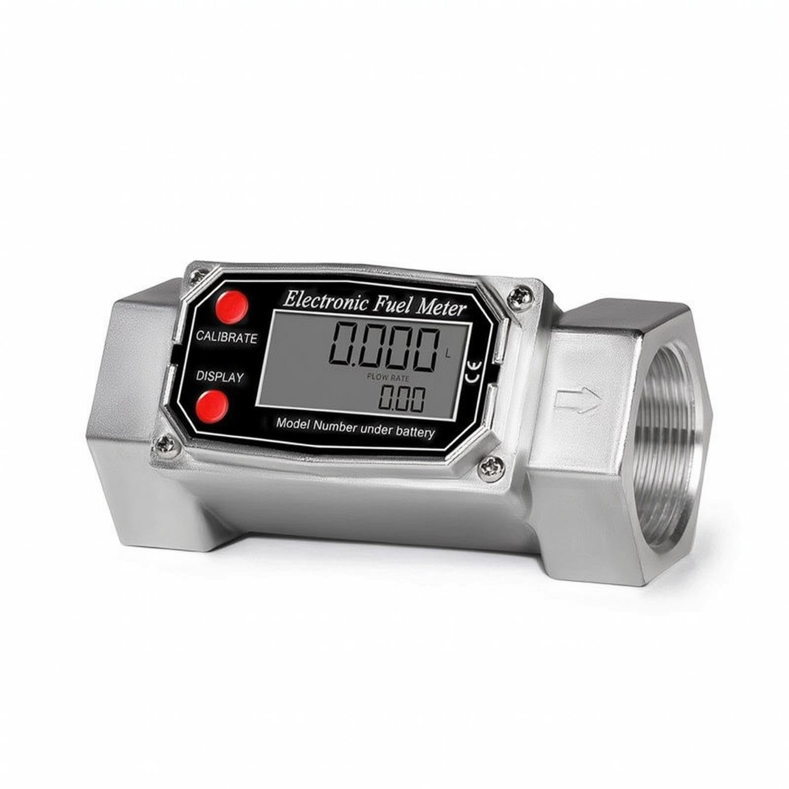 Digital Measurement Instrument Stream Meter Powered Impeller Stream Meter with Digital Display Threaded for Utility Installations, Workshop-image-0