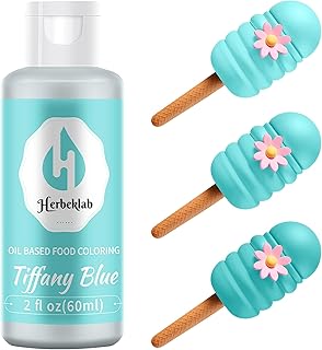 Tiffany Blue Oil Based Food Coloring – 2 fl oz Professional Grade Concen...