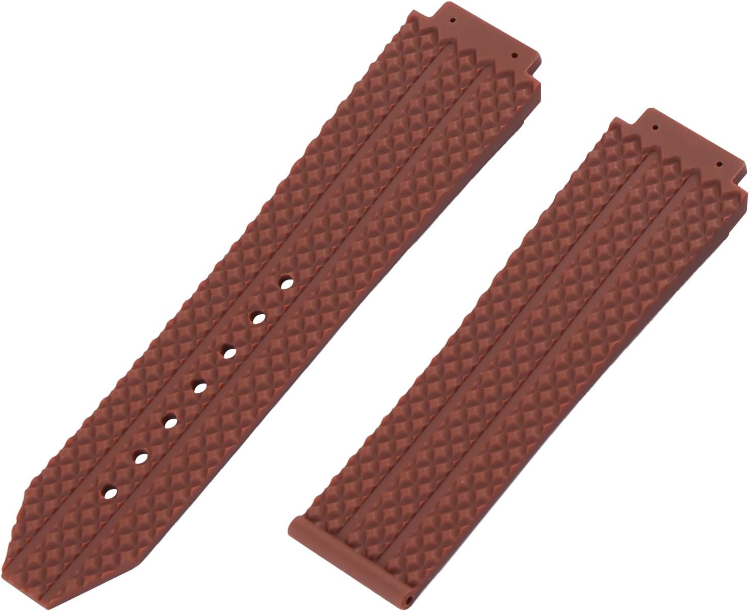 XIW Compatible for 19mm× 25mm× 22mm Hublot Big Bang Rubber Watch Band Replacement for men Silicone Wirstband Strap women Bracelet