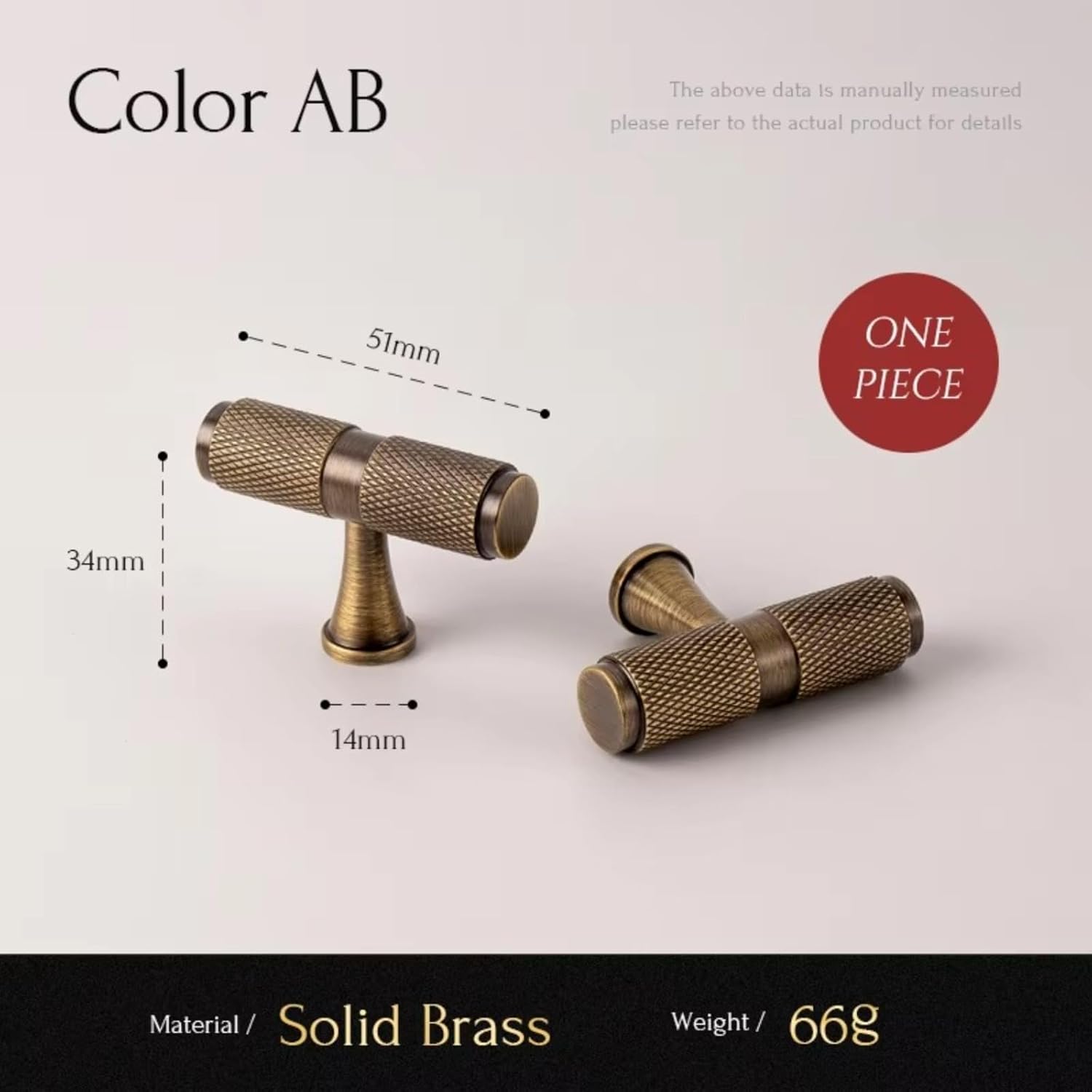 真鍮製ダイヤモンドカットクロスローレットパターンアンティークキャビネットハンドル、ワードローブ用Tバーノブ、キッチンハードウェア（T