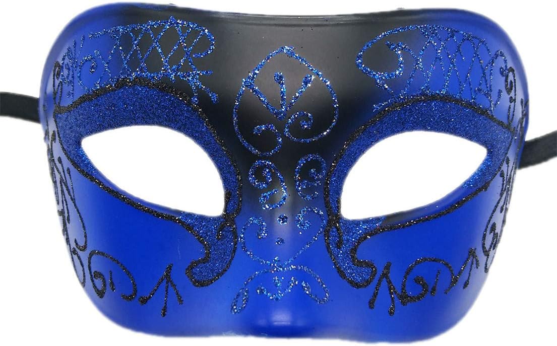 AwlsyjMens Masquerade Mask - Greek Roman Venetian Party Mask for Halloween Mardi Gras