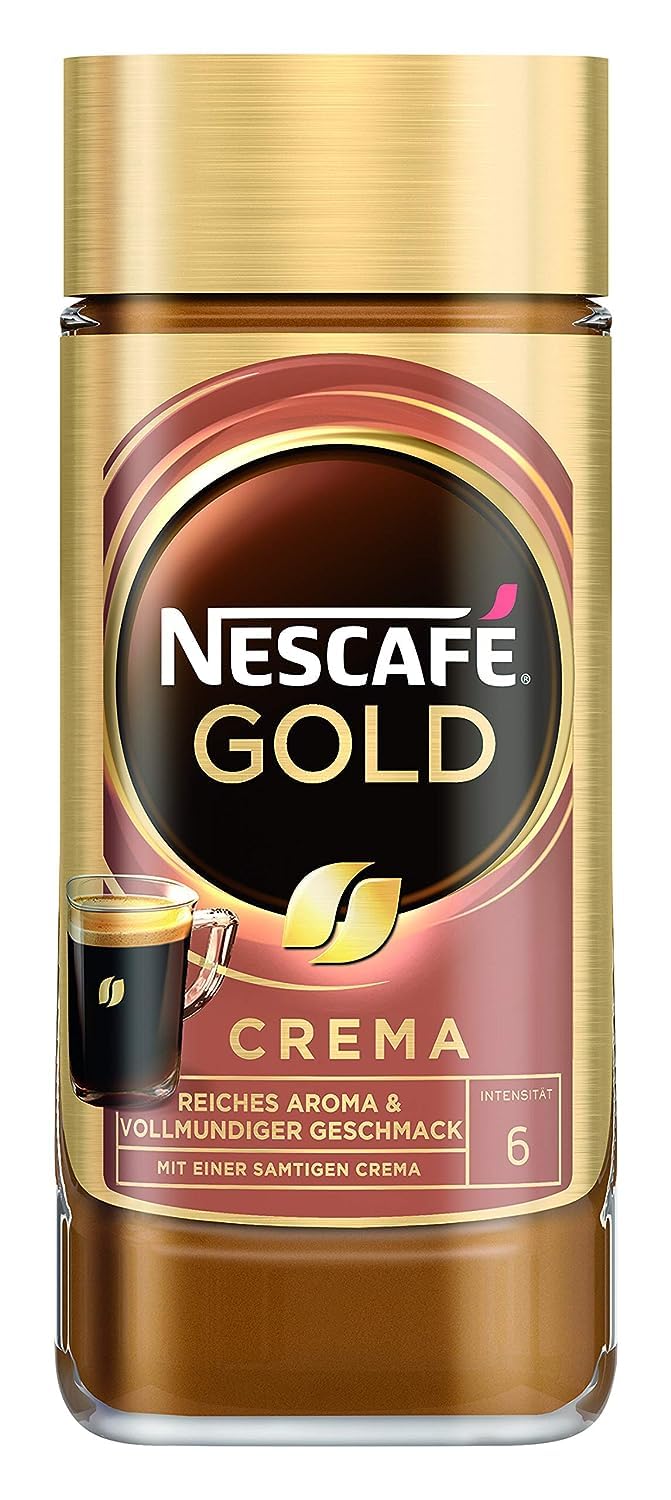 Nescafe Gold Crema, Instant Coffee Beans, Instant Coffee From Selected Coffee Beans With A Velvety Crema, Contains Caffeine, 200Gram (Imported) - Glass Bottle (B09LMG4XY9) Amazon Price History, Amazon Price Tracker