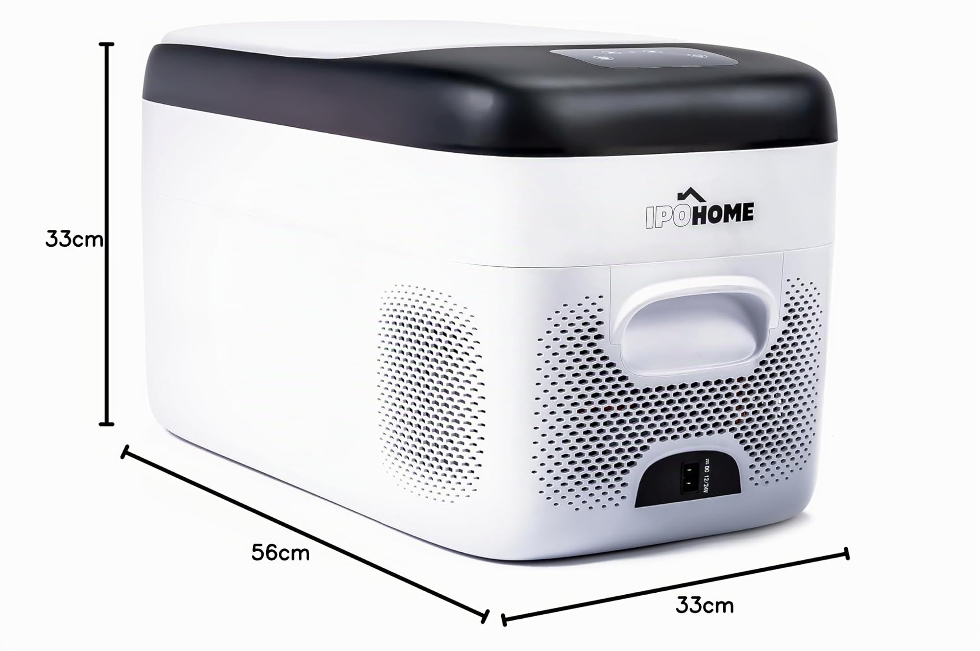 IPOTOOLS Kompressor Kühlbox EB25 – 21L Auto Kühlschrank elektrisch 12v 230v mit anpassbarer Kühlung bis -20°C und Bluetooth Steuerung ideal für Camping, Auto, Lkw, Boot, Reisemobil