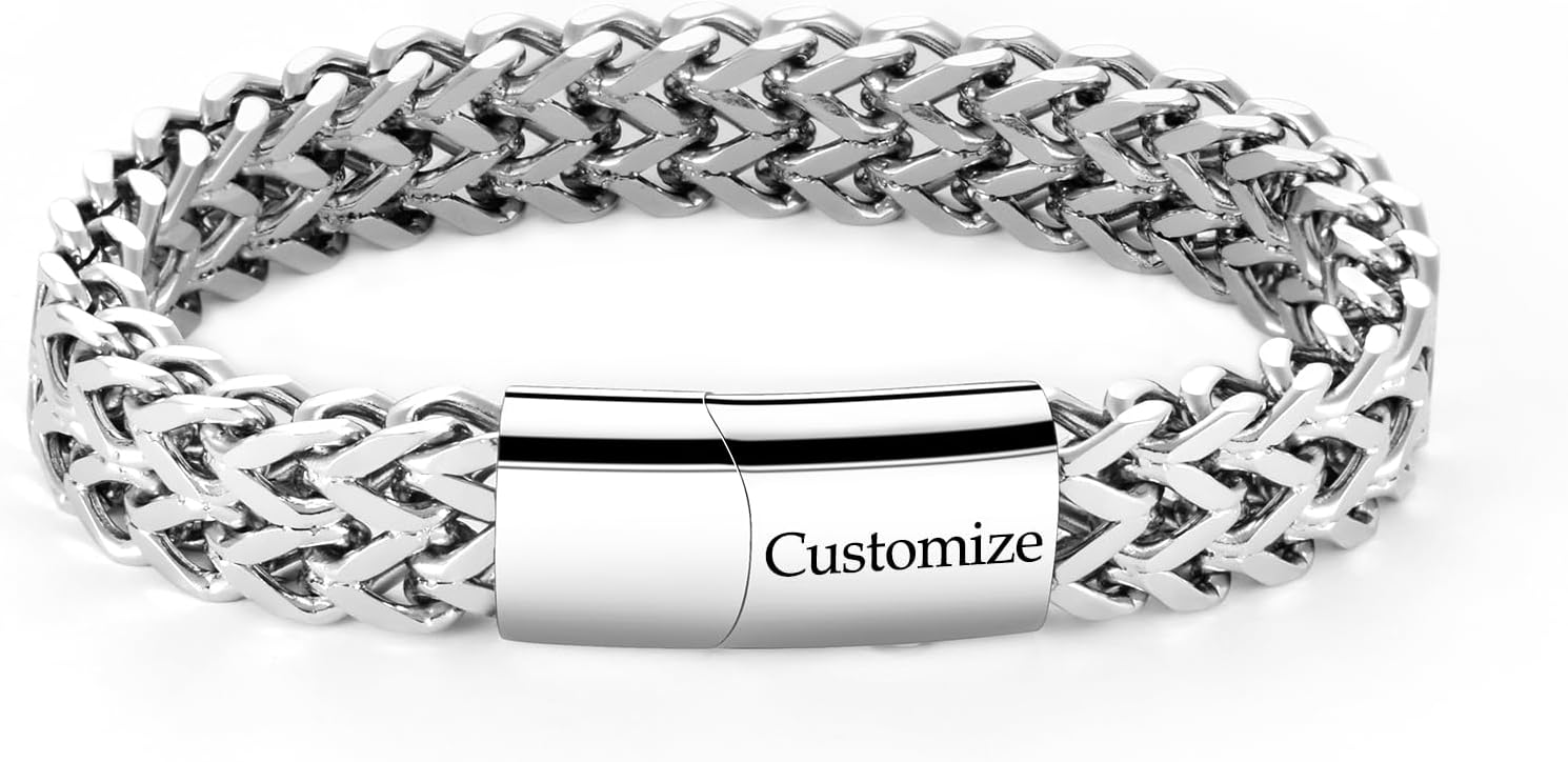 abooxiu Urn Bracelet for Human Ashes Cremation Bracelet Stainless Steel Ashes Bracelet Cremation Jewelry Urn Keepsake Memorial Ash Holder for Men Women