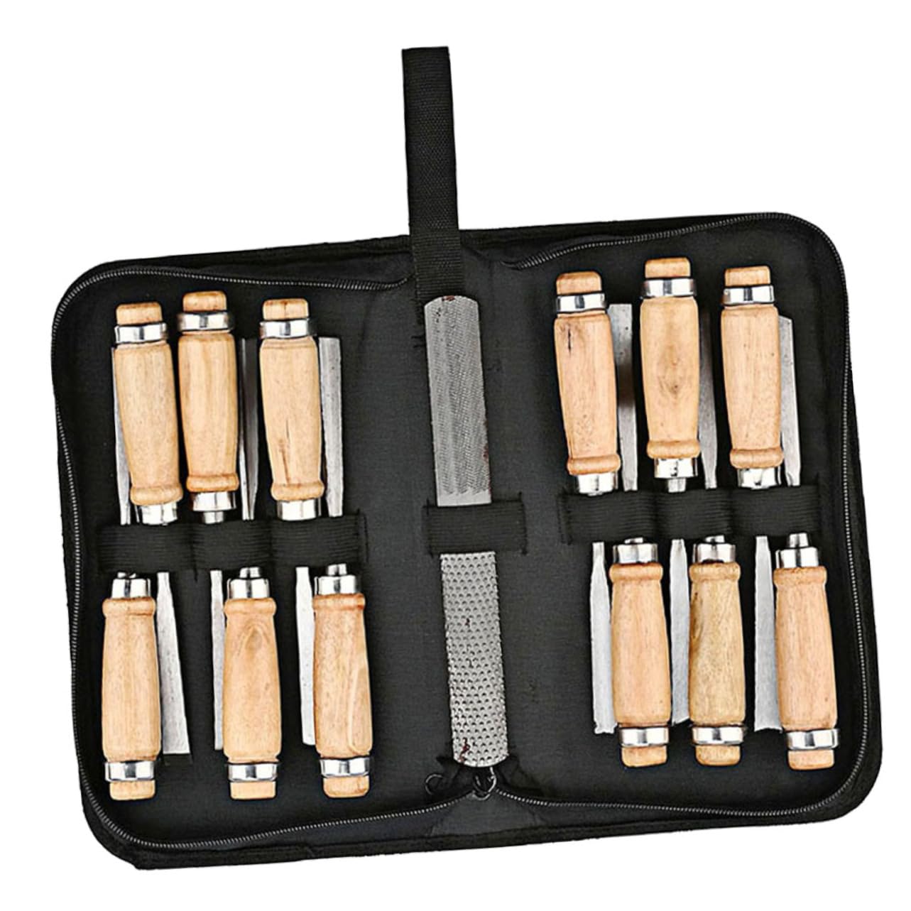 KONTONTY Wood Carving Tool Kit 13pcs Carving Tools for Beginners Handicraft Model Tool Wood Scrap Kit Wooden Craft Tool Metal Engraving Tools Woodcut Cutters
