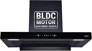 Elica 90cm 1500 m3/hr BLDC Filterless Autoclean Kitchen Chimney with FULL GRILL | 15 Years Motor &amp; 5 Years Comprehensive W...