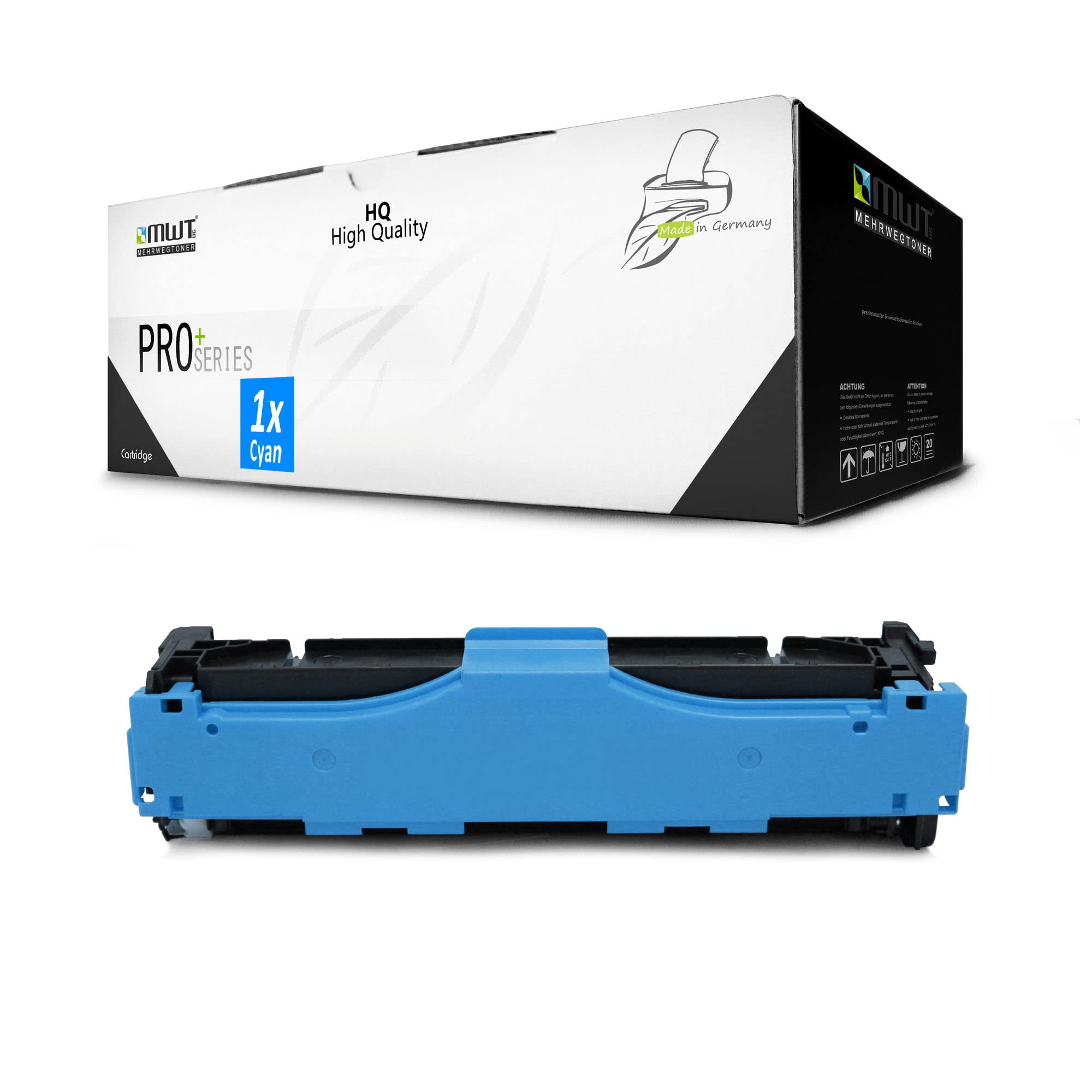 Toner Compatibile Alphaink CF411A Colore Ciano Per Stampanti HP Pro M377DW, M452NW, M452DN, M477FNW, M477FDN
