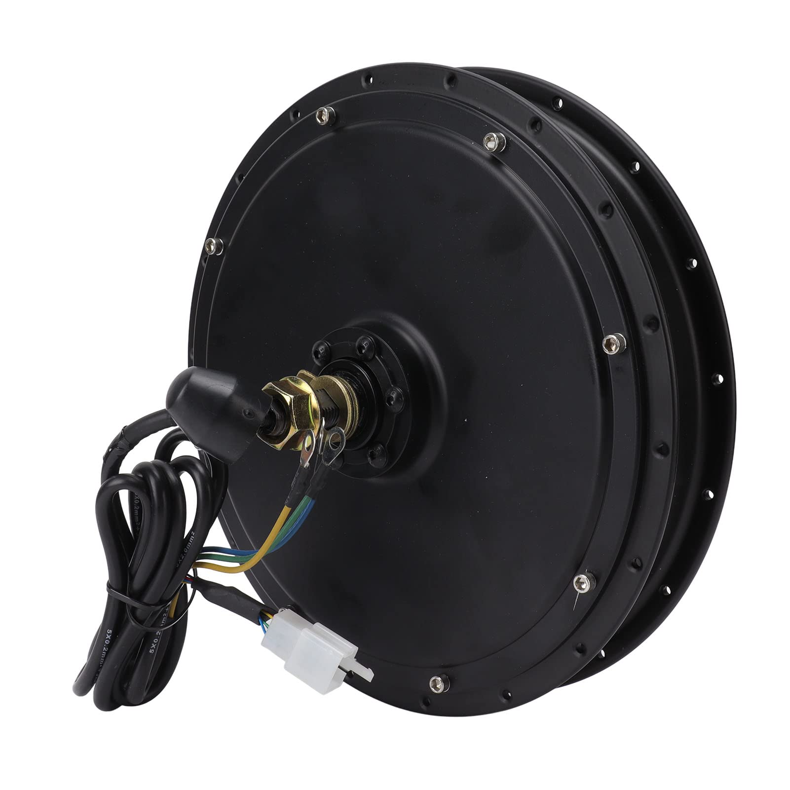 Motor Ruota Anteriore 48V 2000W Bicicletta Elettrica, Cerchio in Lega di Alluminio, Leggero e Alta Gamma, Potenza Forte, Funzionamento senza Rumore, Velocità Massima