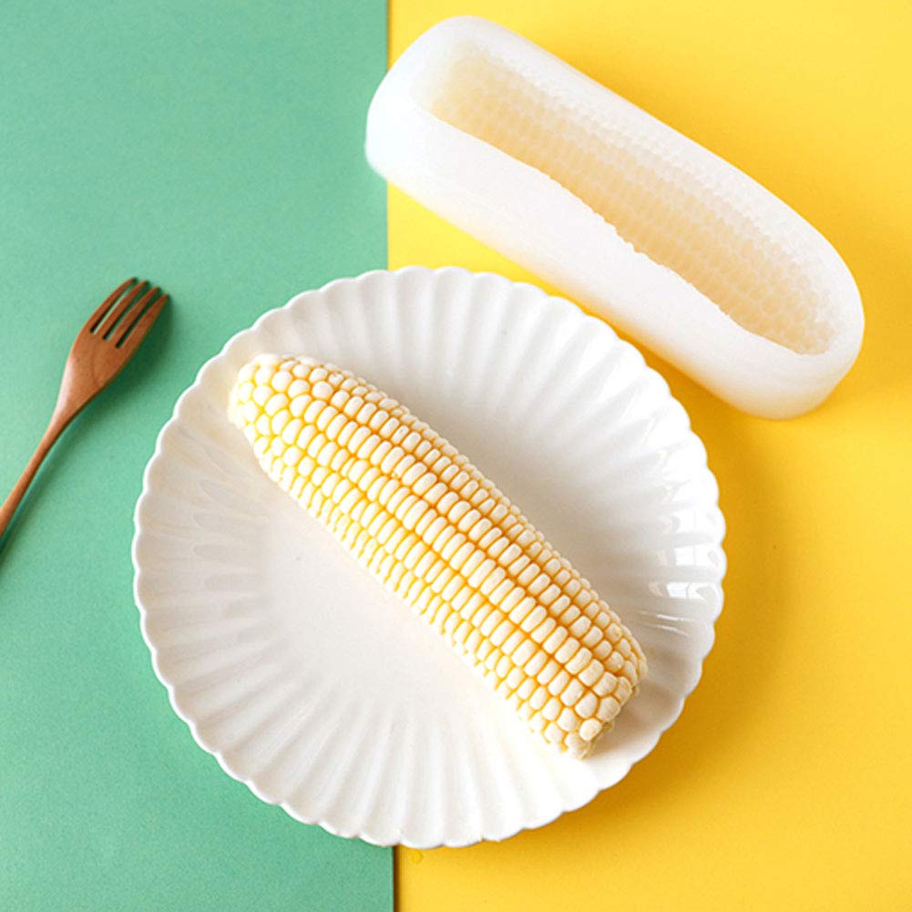 Stampi in Silicone per Mais 3D, Stampo per Torta Mousse a Forma di Mais Strumenti per Cottura in Silicone Budino per Gelato Fai da Te Stampo per Cioccolato Stampi per Sapone