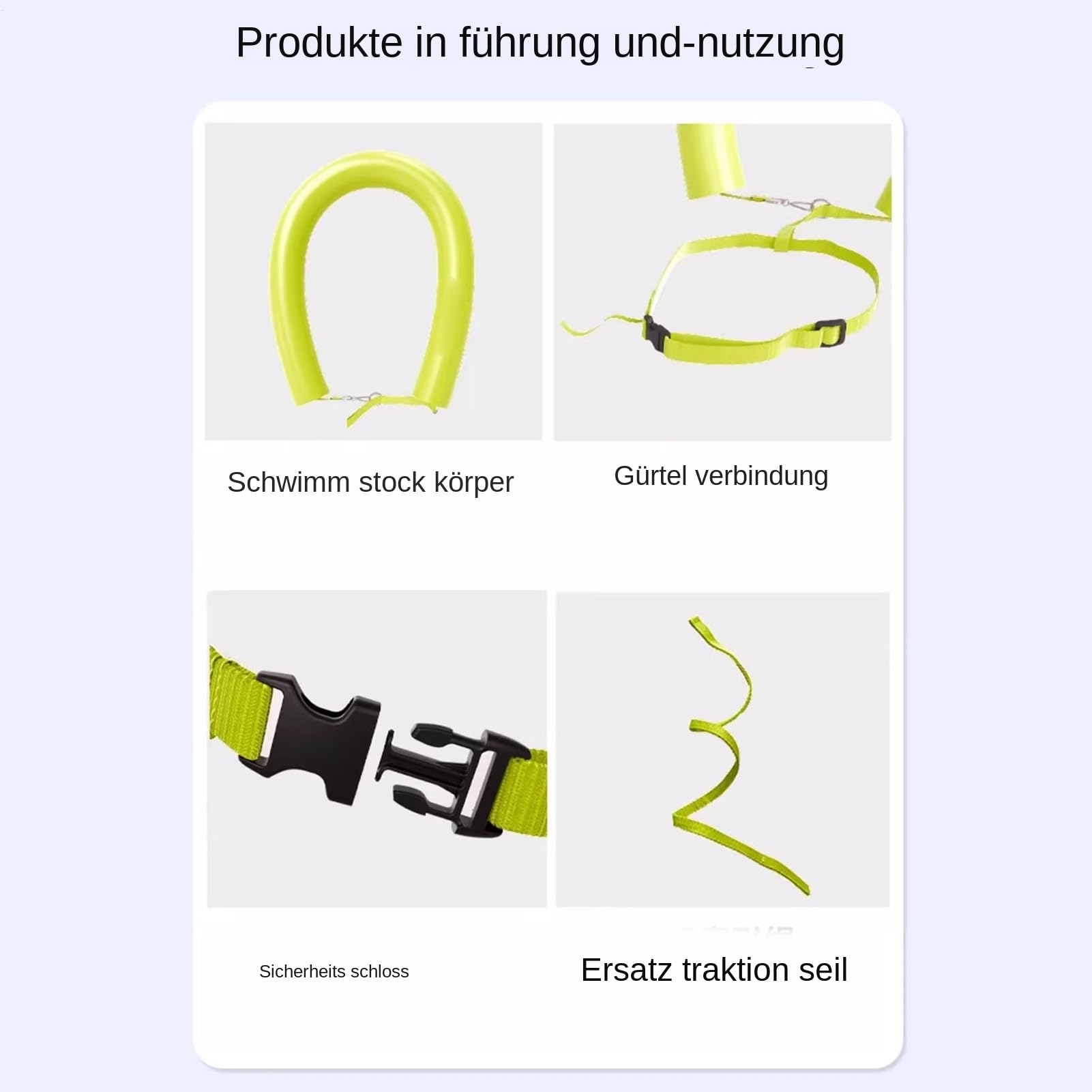 Premium Pool Float - Boa di schiuma per il nuoto durevole, cintura in vita regolabile senza scivolare, gilet da allenamento portatile, per le vacanze gonfiabili, per prendere il sole