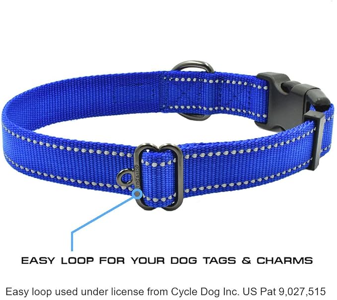 Collar Reflectivo para Perro Max and Neo Nailon Grande Rojo miniatura 2
