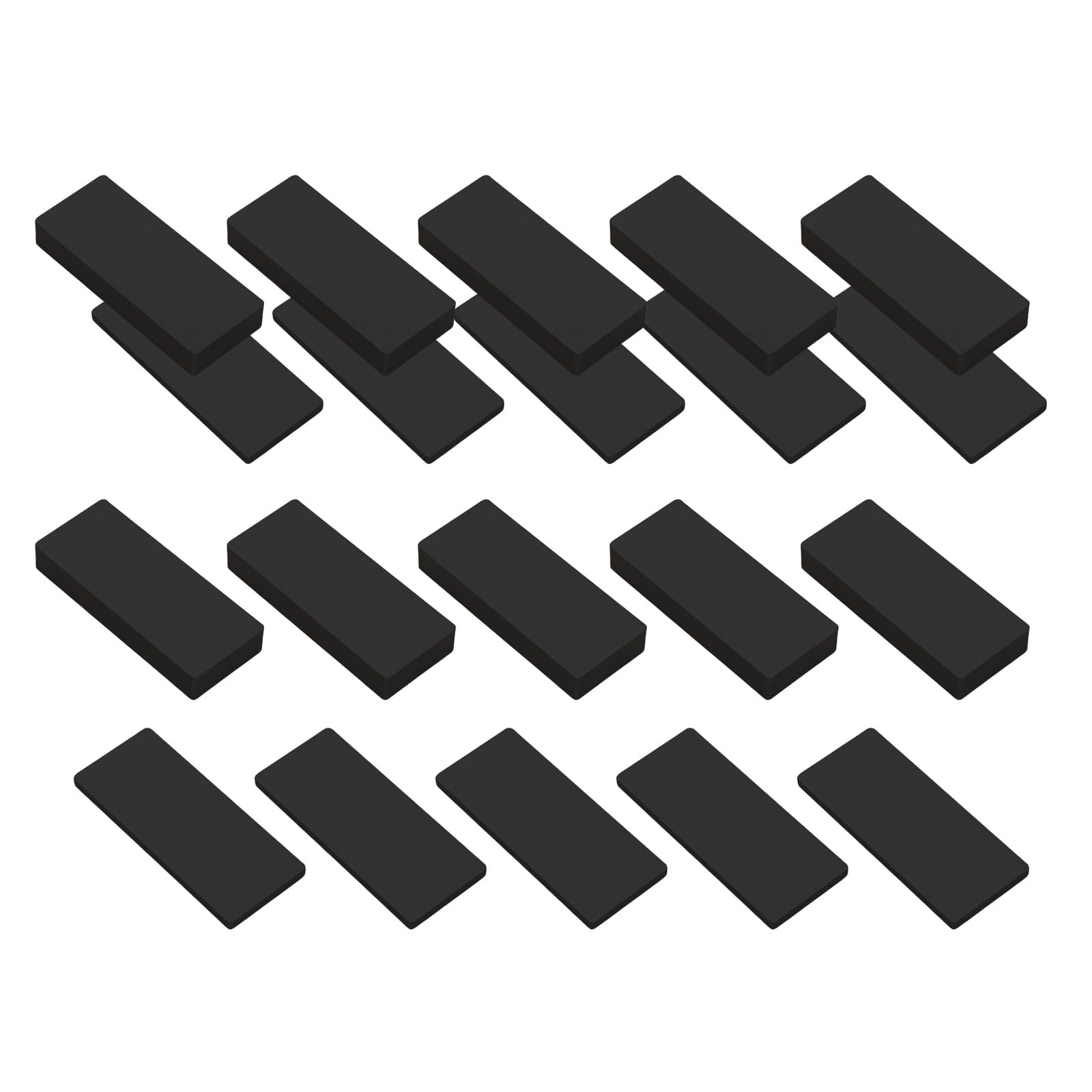Xuqizzpp Multicolor 20Pcs Foam Headboard Stoppers Furniture Wall Protectors Antivibration Soundproof Pad For Bed Frame Enduring Black Headboard Bumper