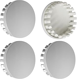 TMS 3.25Inch 83MM Wheel Center Caps for Rim Hub Caps, Pack of 4 (Silver, Outer 83MM, Inner 73MM)
