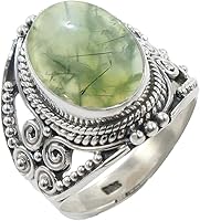 Vista 8 de Anillo de Plata Esterlina 925 para Mujeres con Piedra Preciosa Natural, Anillo de Compromiso de Plata Esterlina, Piedra Natal de Junio con Engaste