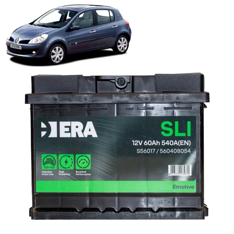 Batteria 60Ah per Renault Clio III 1.5 dCi gasolio 2005-2012