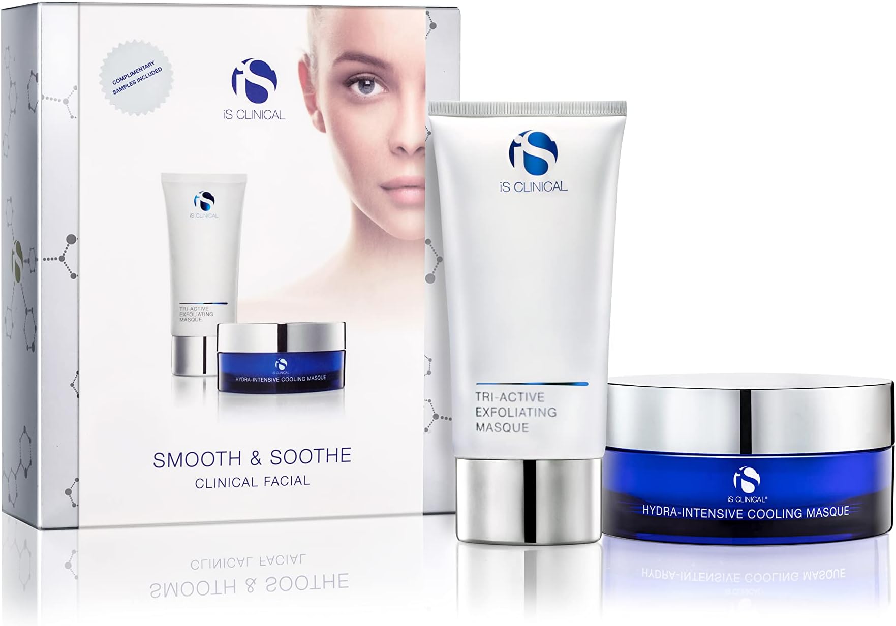 Smooth & Soothe Clinical Facial; Exfoliating and Hydrating Skin Regimen; Collection Gift Set; Home Facial Full Kit