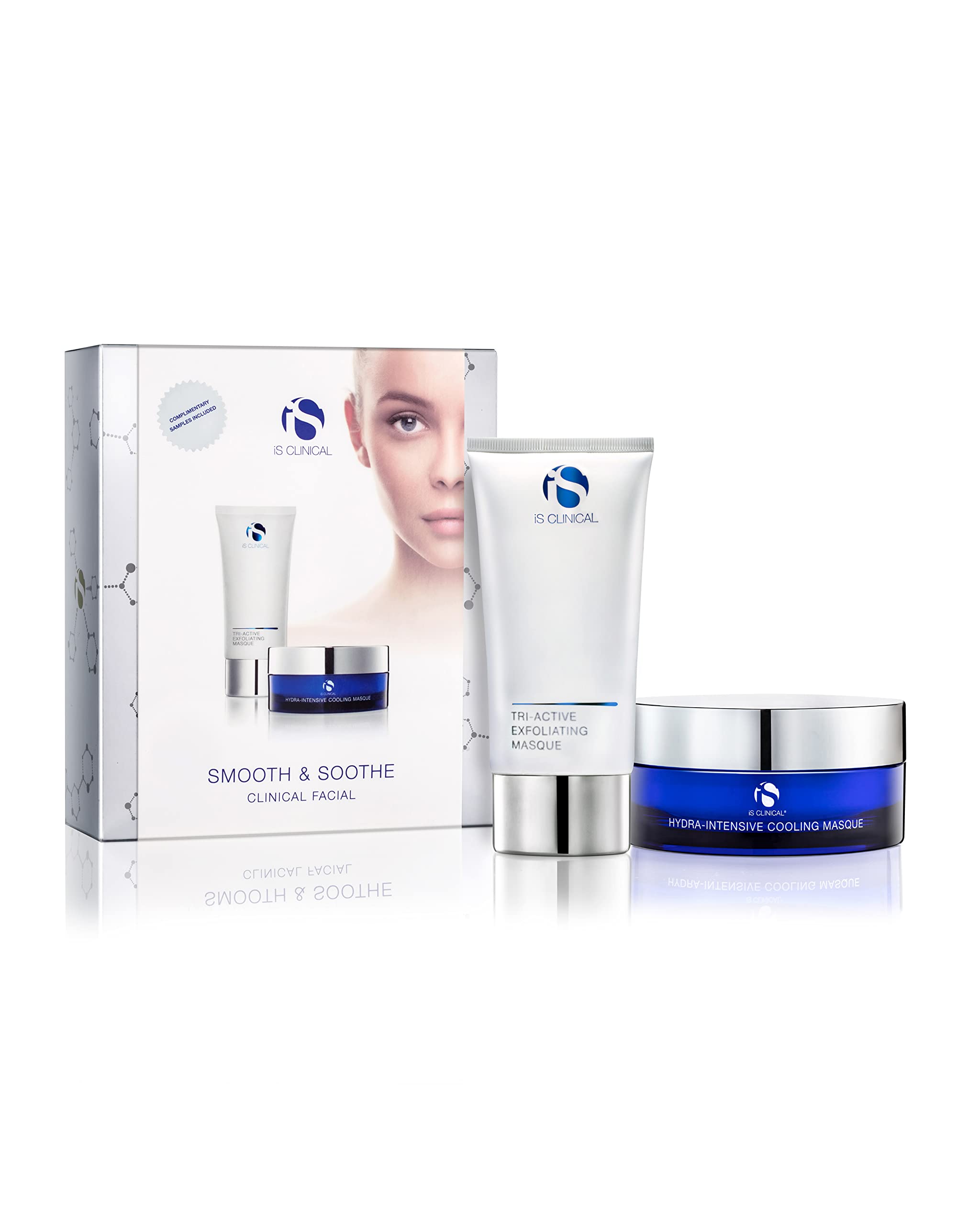 Smooth & Soothe Clinical Facial; Exfoliating and Hydrating Skin Regimen; Collection Gift Set; Home Facial Full Kit
