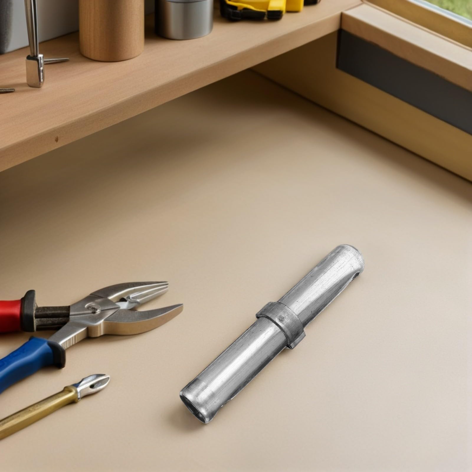 Mipcase 6 pezzi Perni di Accoppiamento in Metallo per Ponteggi Ømm Blocchi di Sicurezza Resistenti per Connessione e Stabilità Elevata in Cantieri