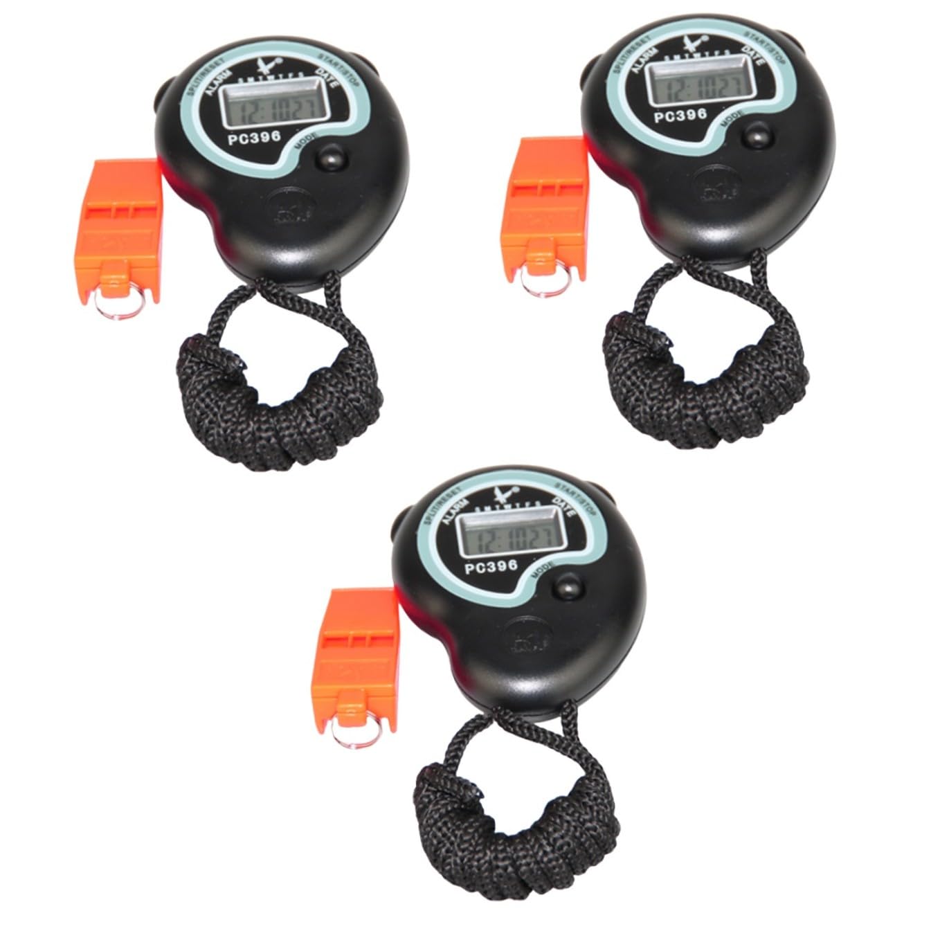 Toddmomy 3sets Cronometro Digitale Con Fischietto Per Allenatori e Giudici Sportivi Timer Elettronico Per Sport Corsa e Attività Outdoor Completo Per Misurazioni Precise e Allerta Sonora