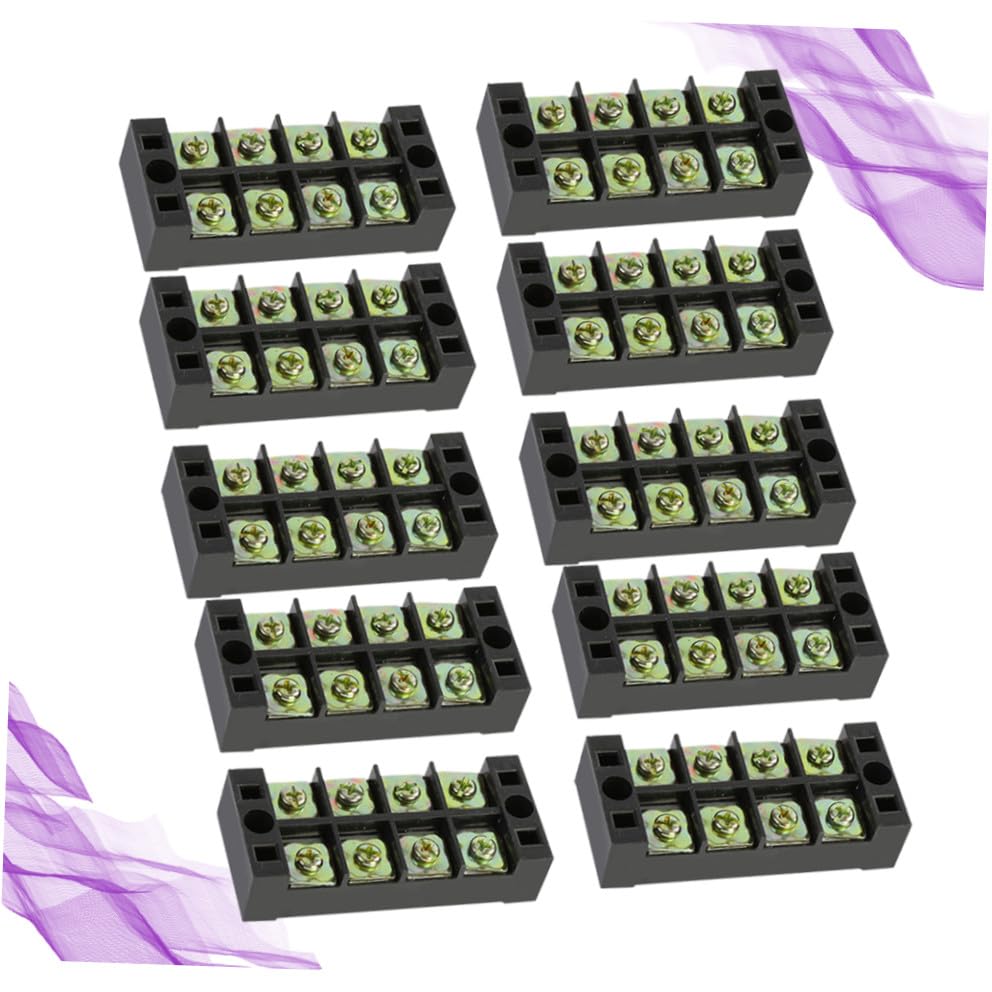 Bloque de terminales de posiciones ABOOFAN: evite cables sueltos con este conector fijo de rack 5