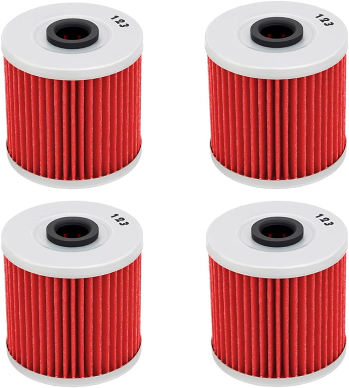 1/2/4/6PCS オートバイ用オイルフィルター KLF KSF KLT200 250 300 KL600 KL650 KLX65