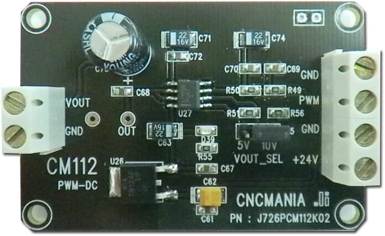 Mach3 PWM Signal to DC Voltage Conversion Board for Speed Control of Spindle CM-112 Cnc4youstore