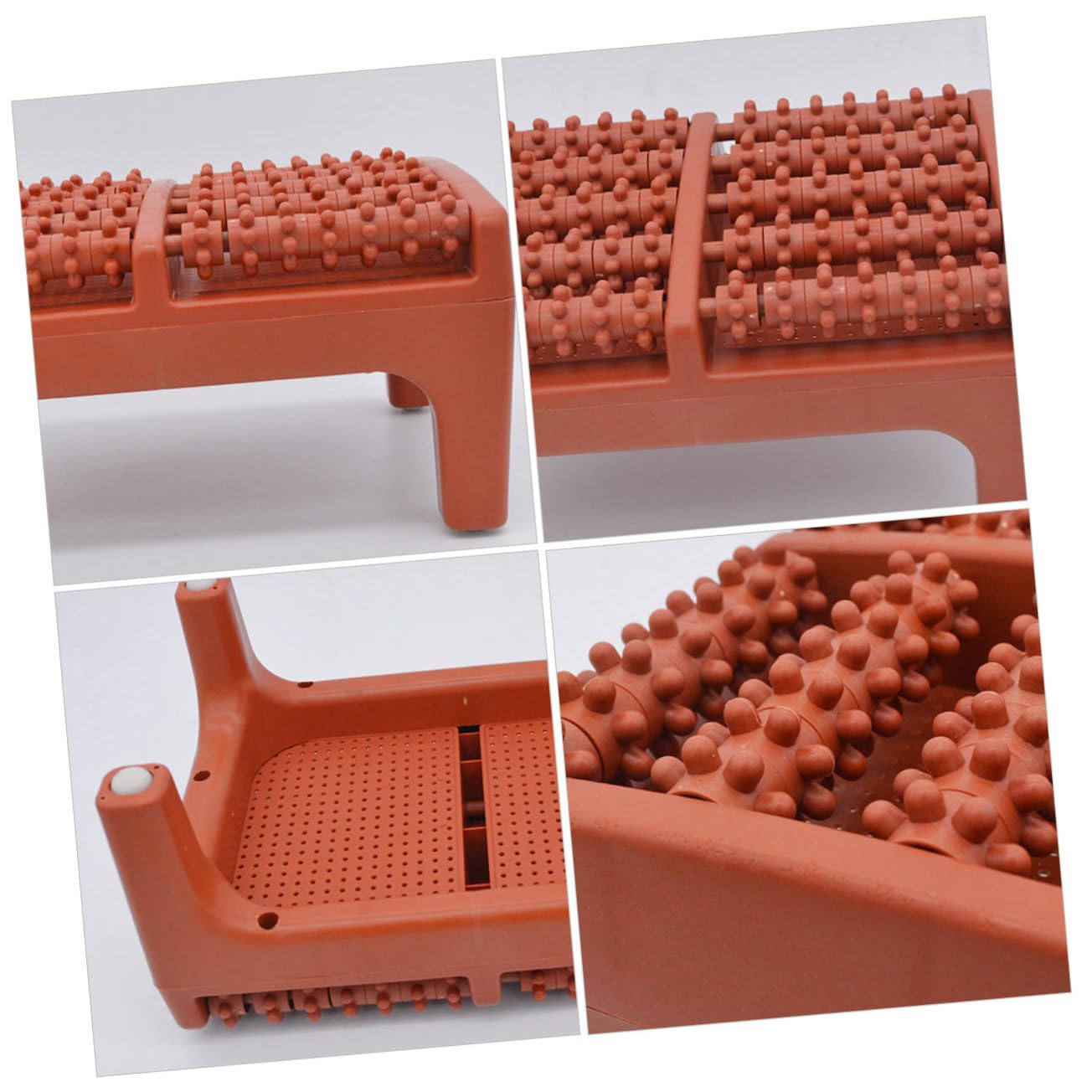 2 Piezas Rodillo Masajeador de Pies Ergonomico de Puntos Masajeador de Plantar para Aliviar Dolores Musculares y Circulación para Relajación Casa Familiares y Amigos