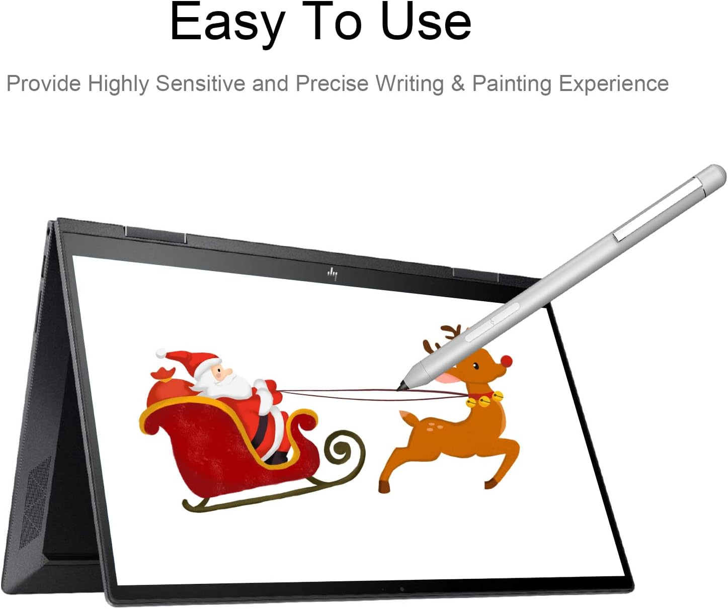 Stylus Pen for HP Pavilion/Envy/Spectre x360 Touchscreen Laptop Pencil-Specified Surface Pen Microsoft Pen Protocol Inking Model Platinum image 6 of 7 B088ZM6TG7