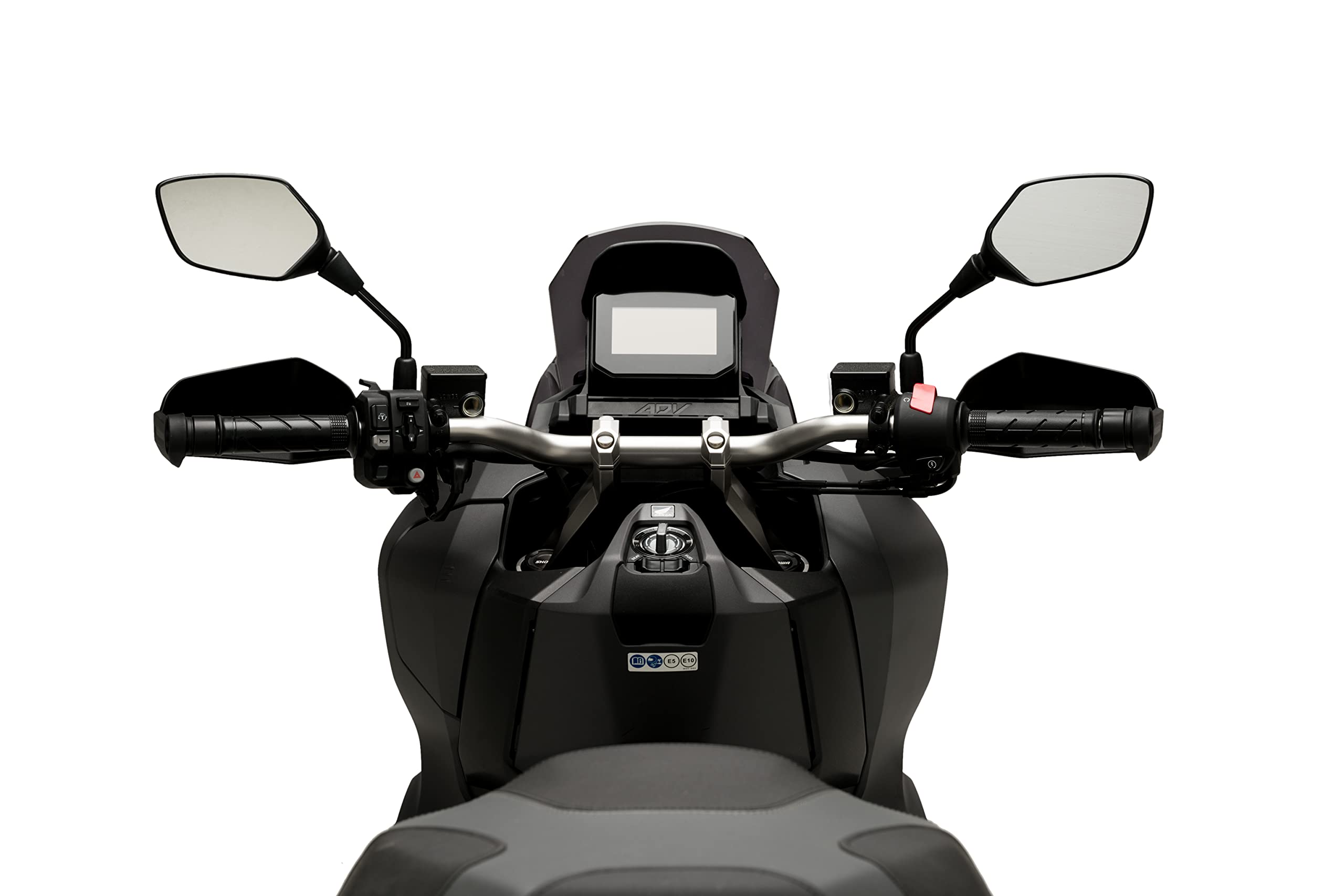 Puig 21273F Cúpula Sport compacta y aerodinámica en acrílico de alto impacto con perfil redondeado y diseño deportivo que mejora protección y visibilidad, Ahumado Oscuro
