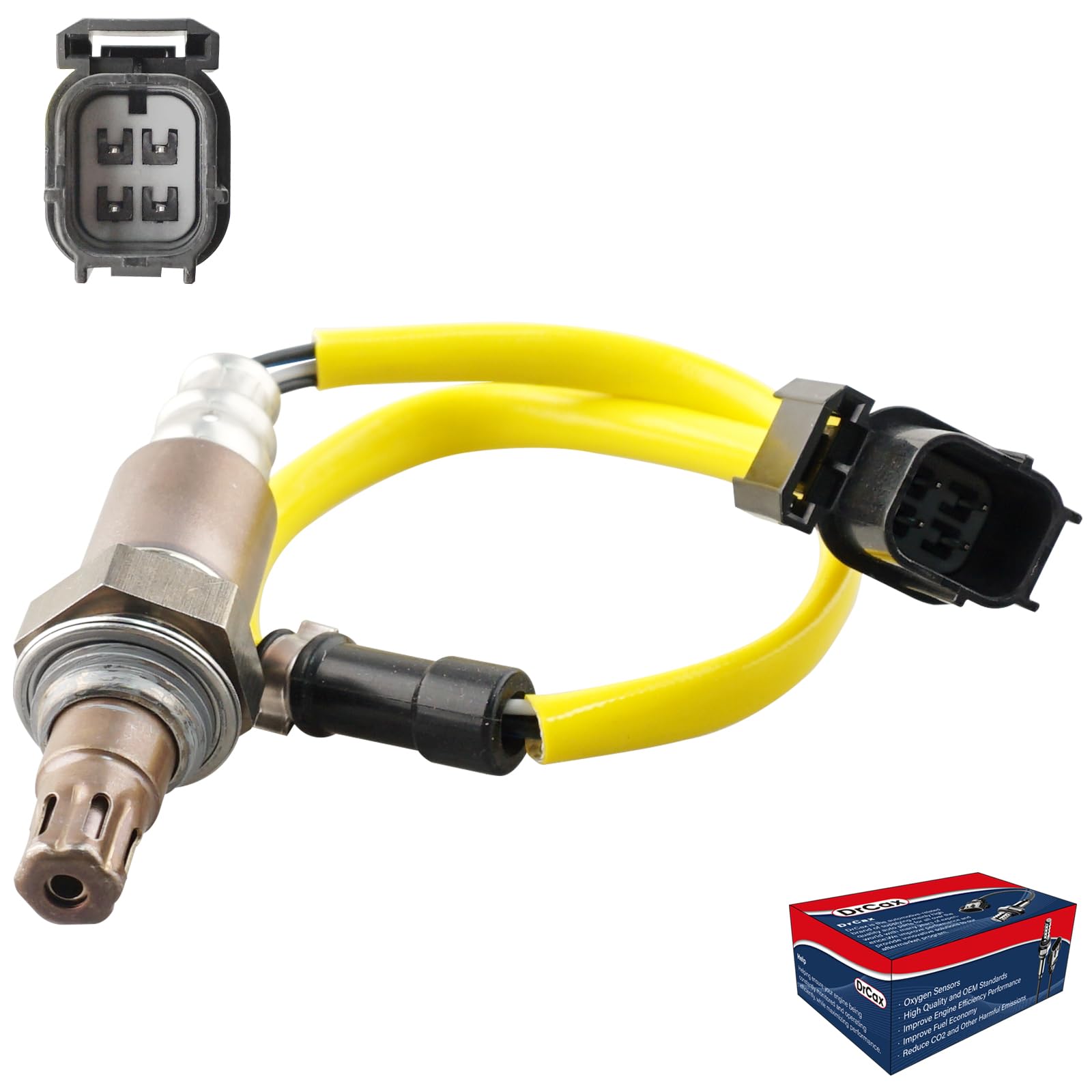 DrCax 234-9060 Oxygen O2 Sensor Upstream Heated Air Fuel Ratio Compatible with Honda FIT 1.5L 4L 2007 2008 Replace 36531RMEA01 36531RMEA52 36531RMEA51