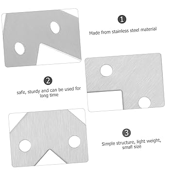 235mm✕460mm コーナーカット角20mmR Amazon.co.jp: 5本 コーナーブラケット コーナーブレース アルミ