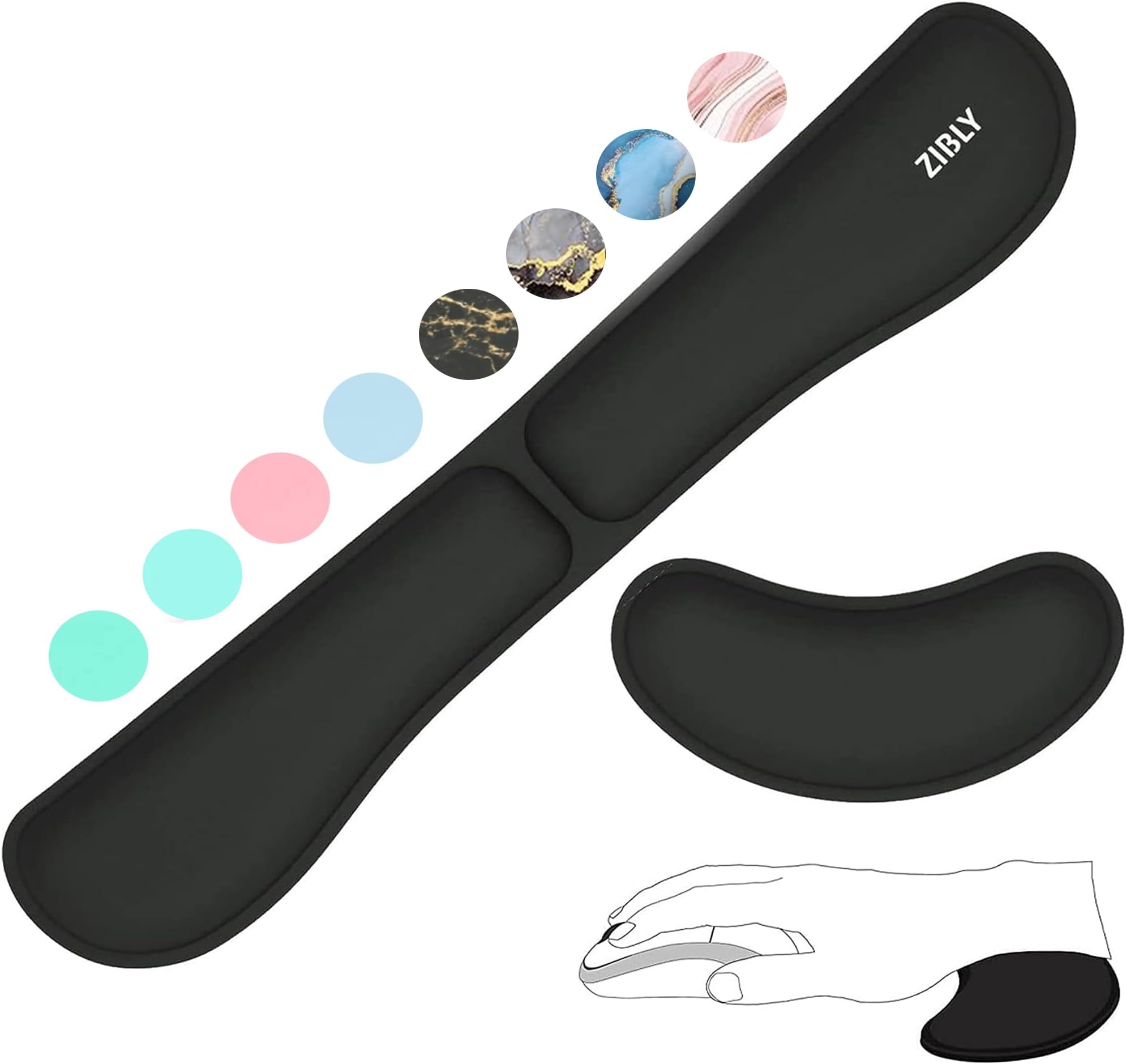 Kensington Duo Gel Mouse & Keyboard Wrist Rest Bundle Set