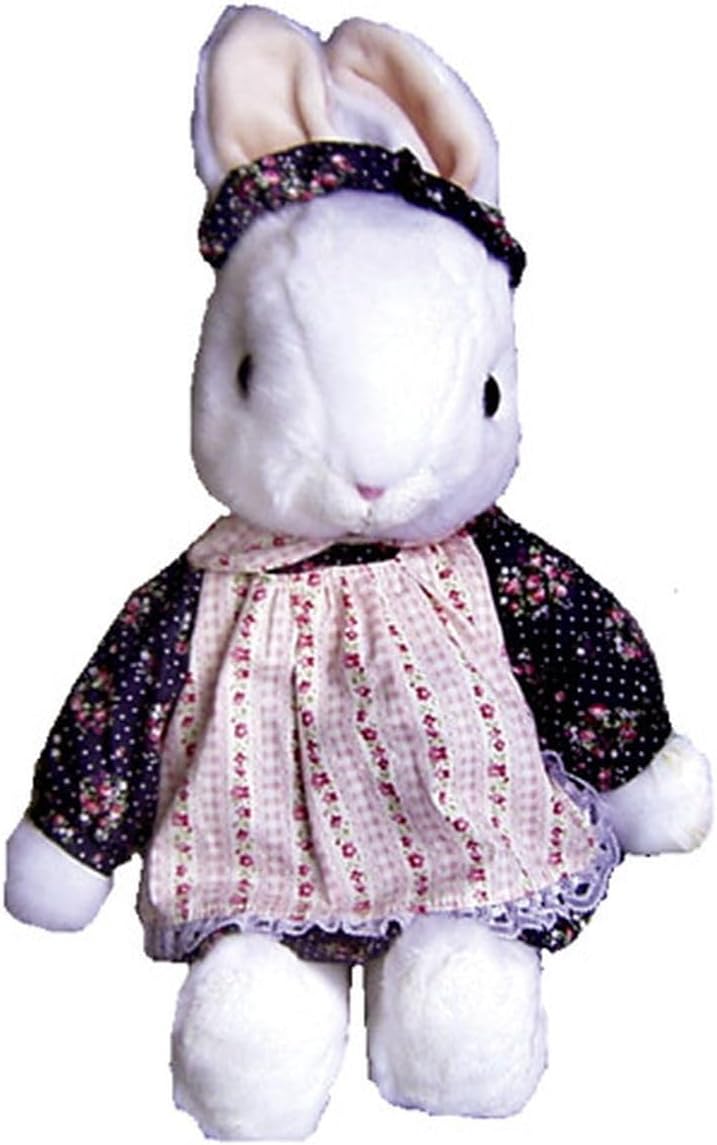 Nedo Design Institute Maybe Rabbit White Body Apron Dress L Dark Blue