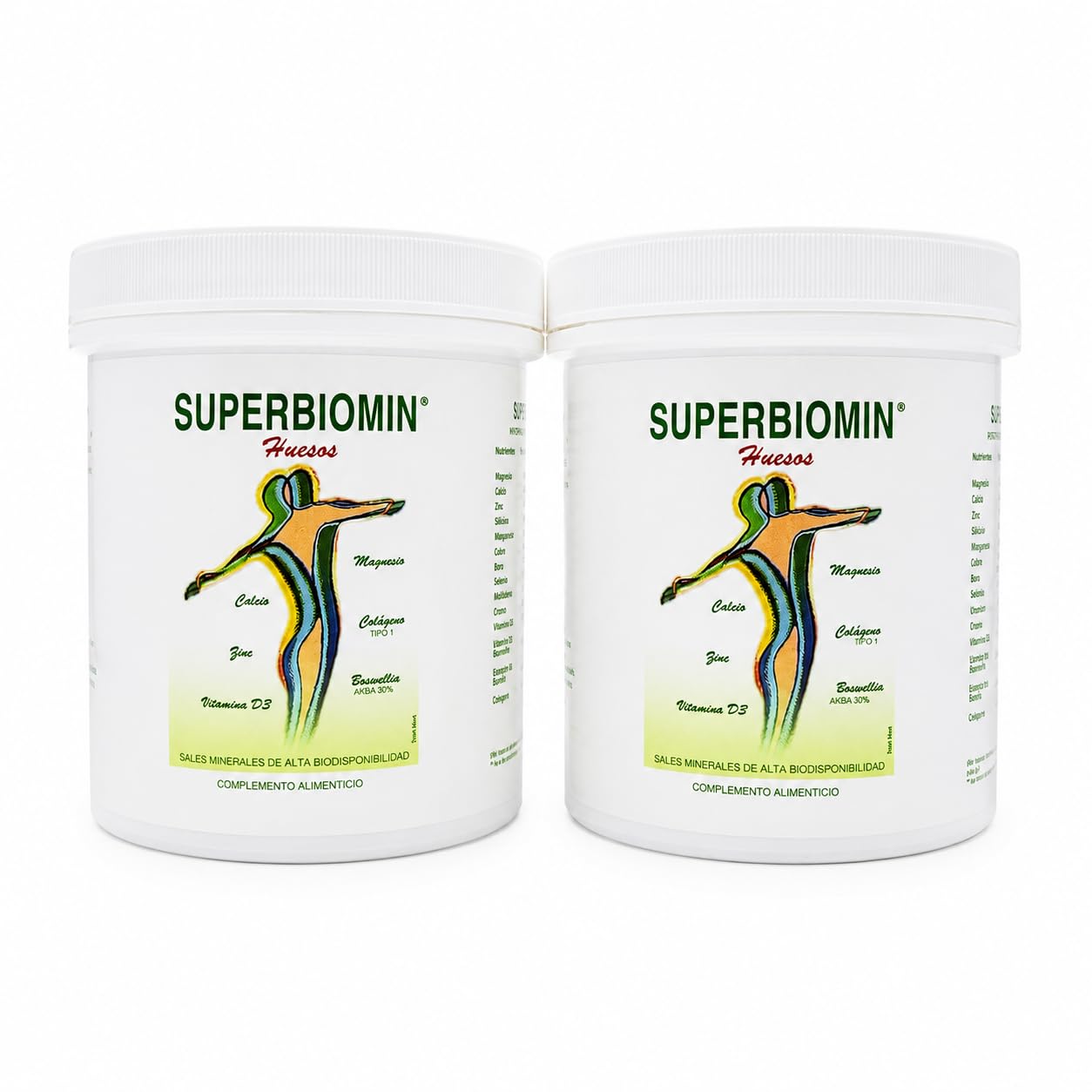 Biomin Pack 2 Unidades Superbiomin 425 Cápsulas Complemento Alimenticio de Minerales y Oligoelementos
